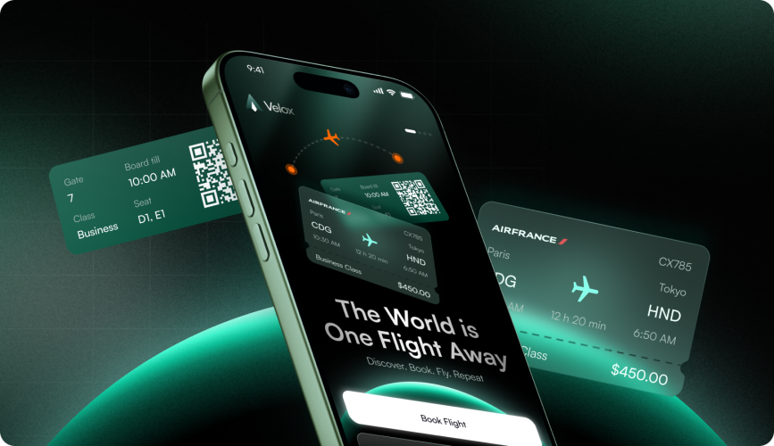 Velox | Dashboard Design for a Premium Airline Booking Experience  screenshot 4