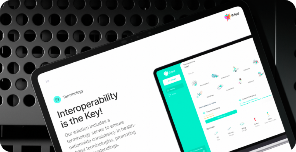 iMed | Pitch Deck for a National E-Health Ecosystem screenshot 1