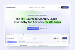 AdvisorWorld | Website Redesign for Financial Platform