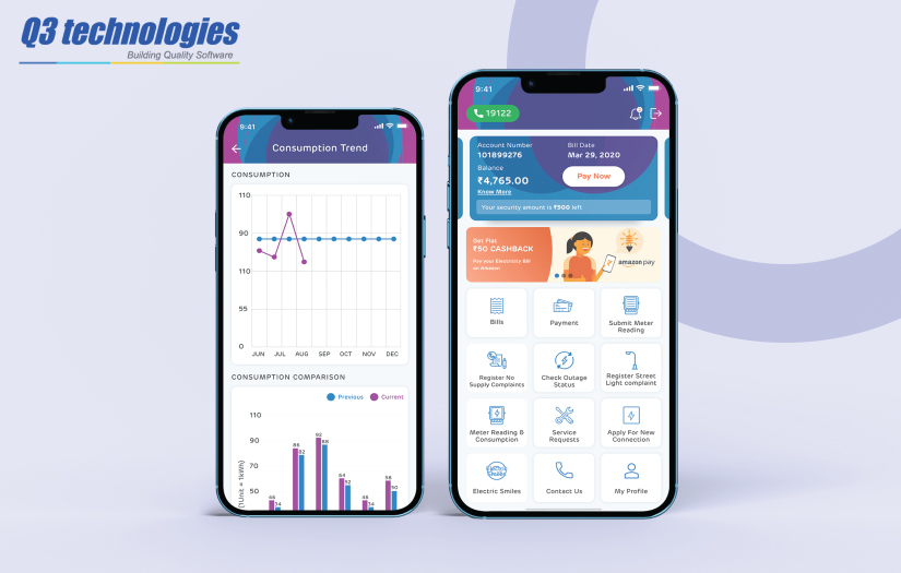 A Feature-rich Utility App for One of India's Largest Electricity Distribution Companies screenshot 1