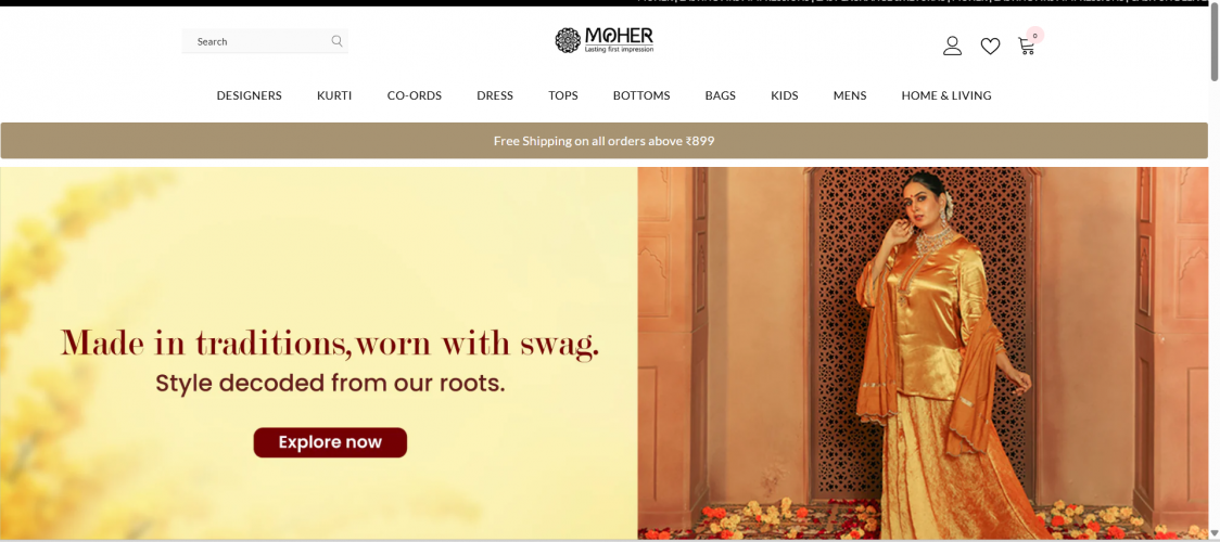 Moher Ecommerce screenshot 1