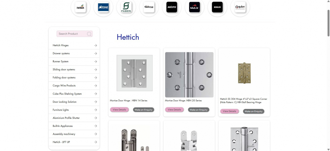 Pankaj Interiors Website Development screenshot 1