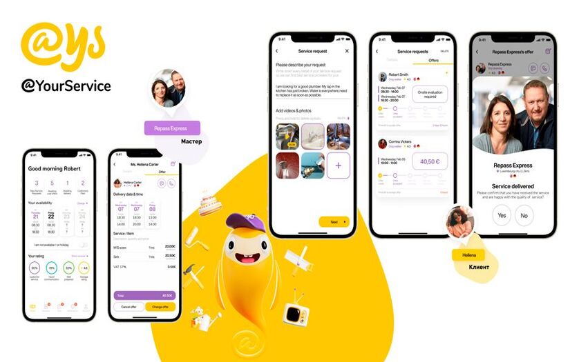 @YOURSERVICE — THE APP FOR FINDING SPECIALISTS IN WESTERN EUROPE screenshot 1