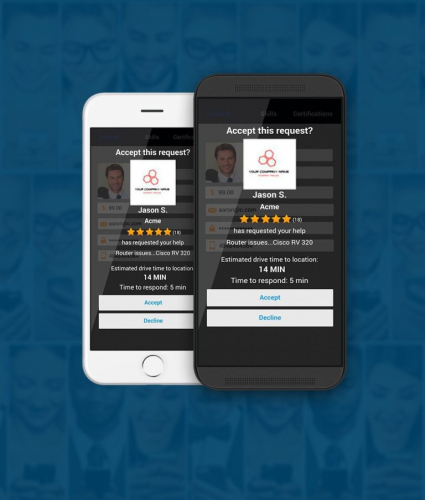 Uber-Like App Development to Find Technicians screenshot 2
