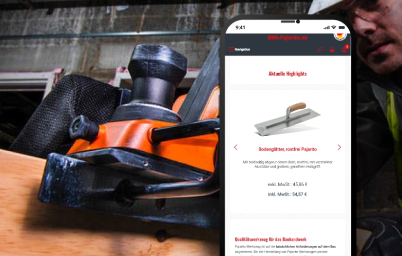 BMT-Pajarito: migration of Magento 1 website to Shopware 6 screenshot 2