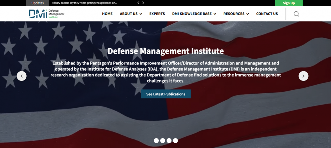 Defense Management Institute screenshot 1