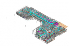 Clash-free HVAC Coordination: Multi-Unit School Project in Austin, TX