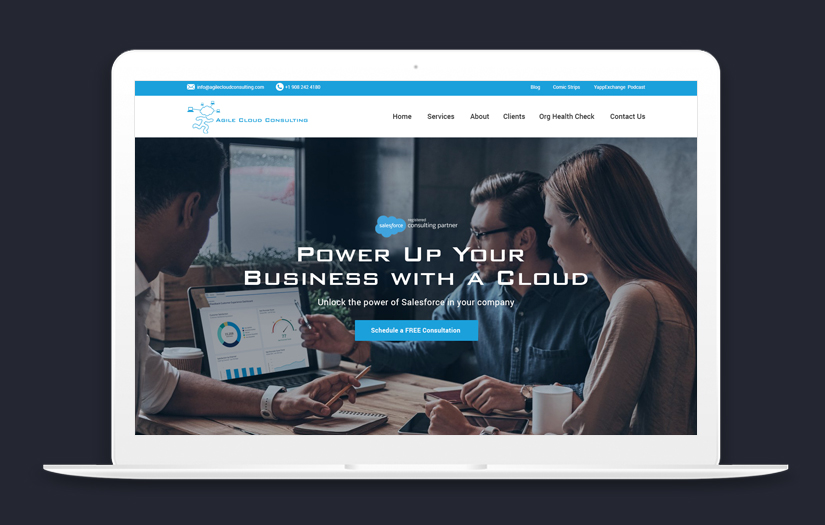 Salesforce Consulting Website Redesign screenshot 1
