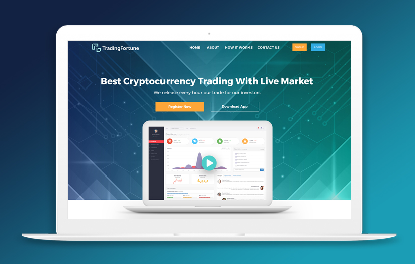 Website Design of a Cryptocurrency Market screenshot 1