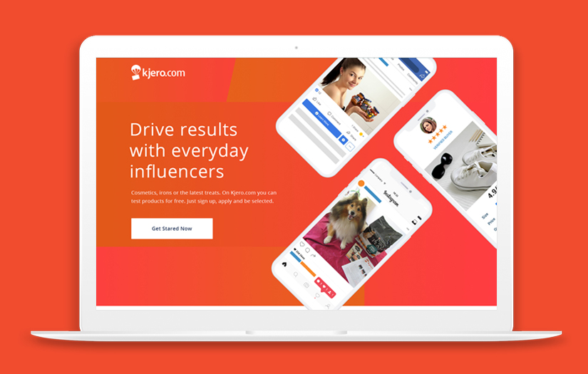 Website Design for an Influencer Agency screenshot 1