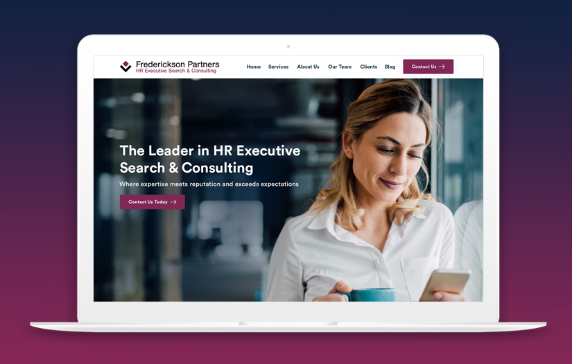 Design and Development of a HR Consulting Company screenshot 1