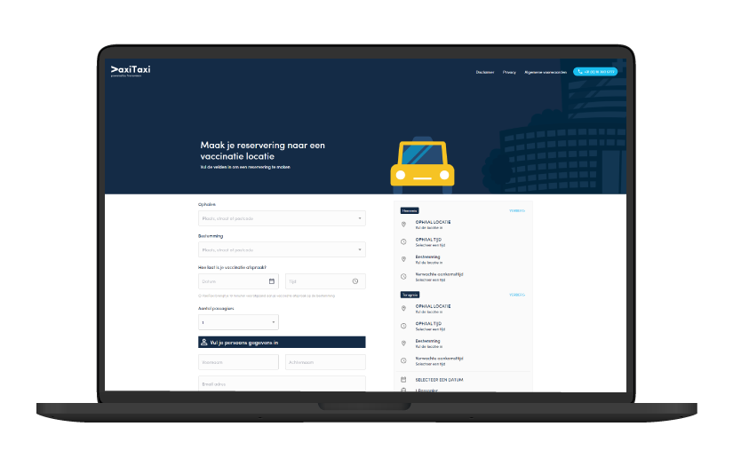 VaxiTaxi screenshot 1