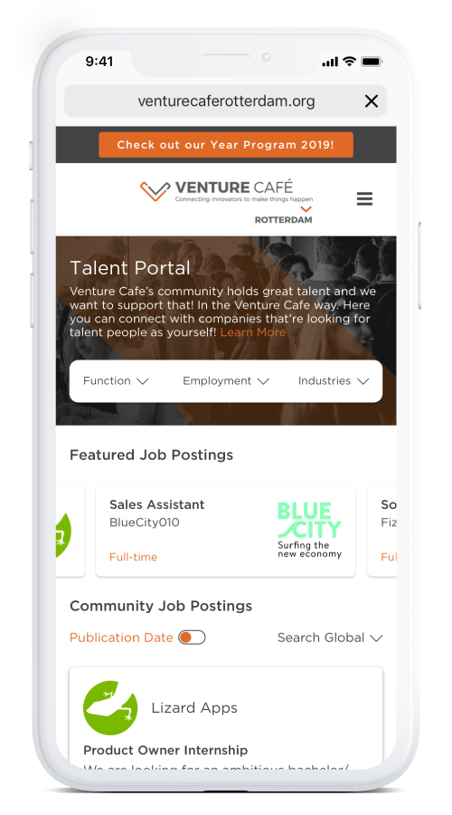 Talent Portal | Venture Café screenshot 2