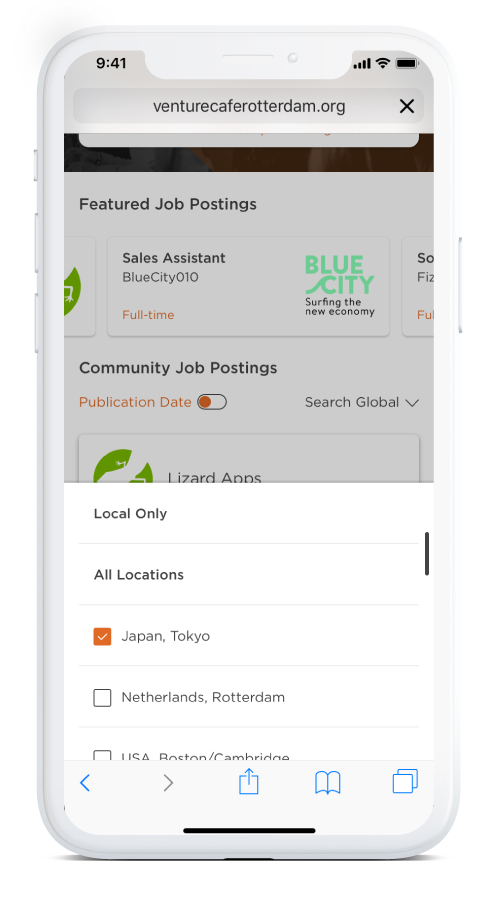 Talent Portal | Venture Café screenshot 1