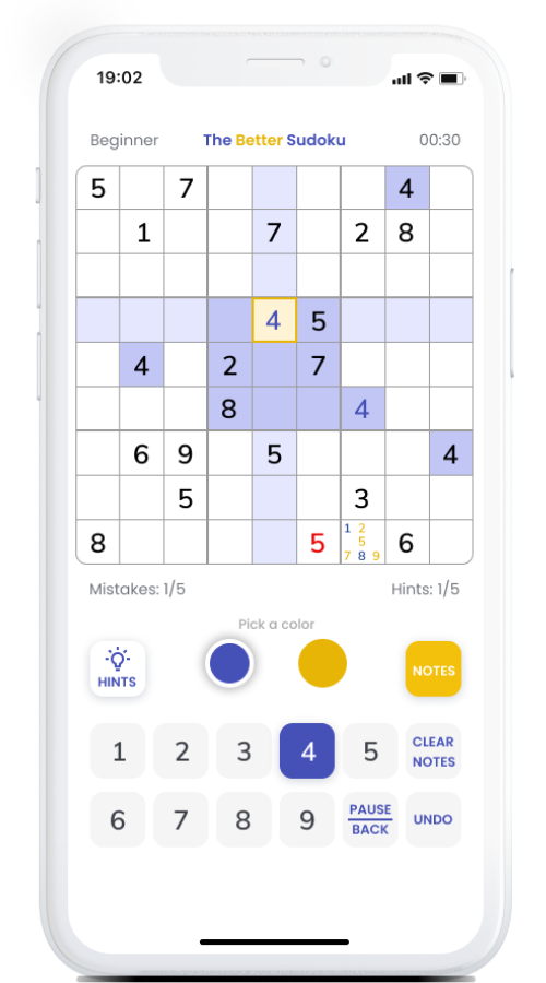 The Better Sudoku screenshot 2