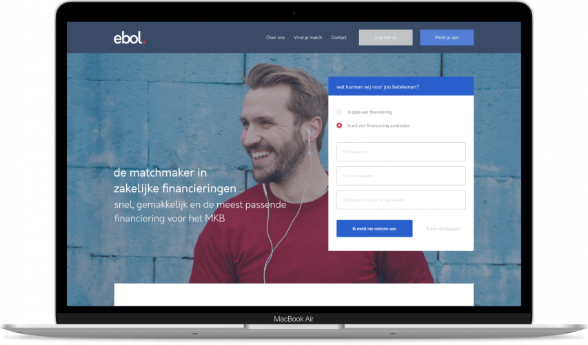 ebol. | SME FinTech platform screenshot 2
