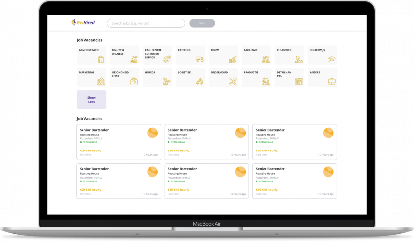GetHired screenshot 1