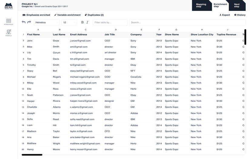 Bear Analytics screenshot 2