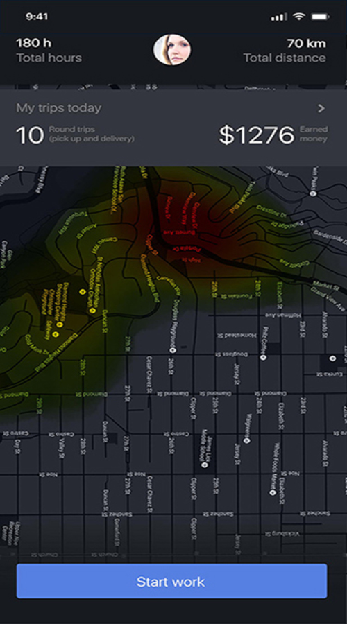 Delivery app concept screenshot 3