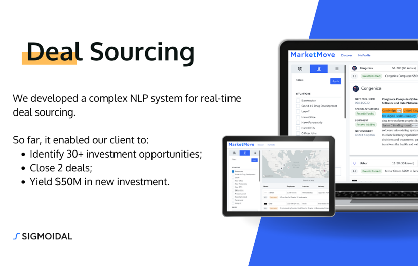 Deal Sourcing screenshot 1