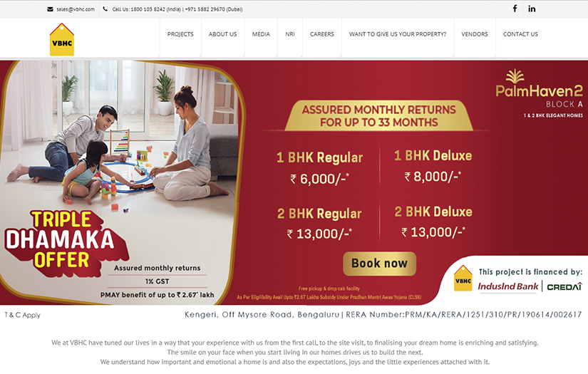 VBHC witnesses a 300% spike in leads screenshot 1