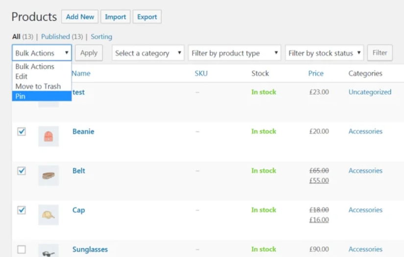 Pinterest for WooCommerce screenshot 3