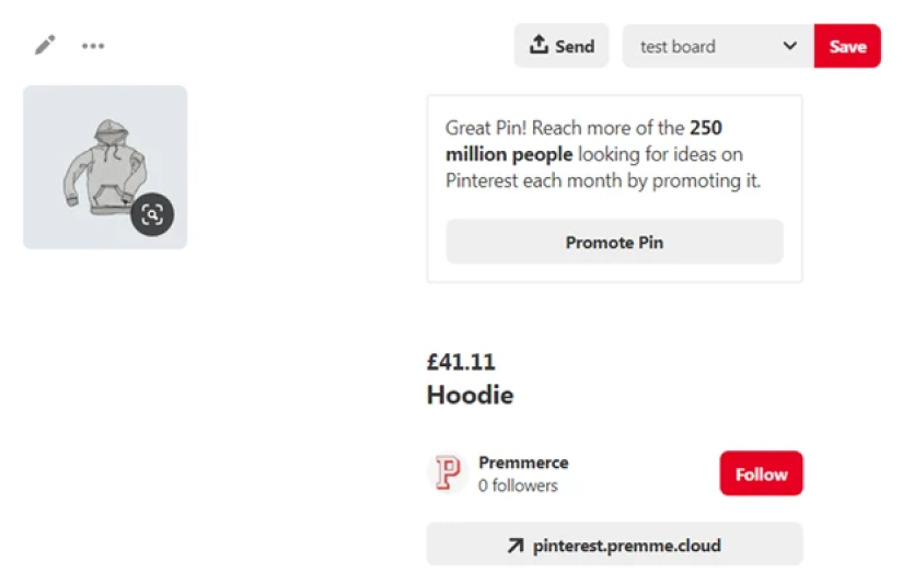 Pinterest for WooCommerce screenshot 7
