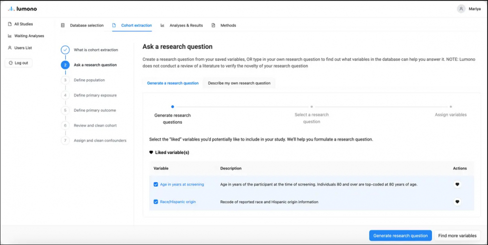 AI-Powered Clinical Research Platform screenshot 1