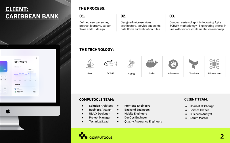 Modernizing an online banking app for a leading Caribbean regional bank  screenshot 2