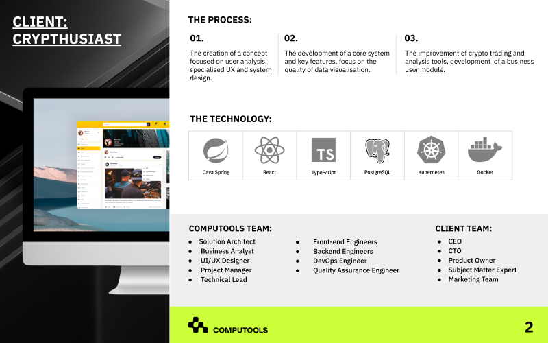 A cryptocurrency exchange social network screenshot 2