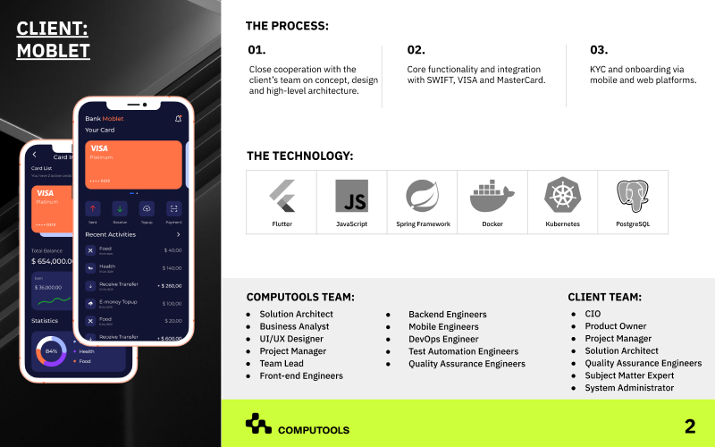 Design services for a web wallet that enables secure transactions screenshot 2