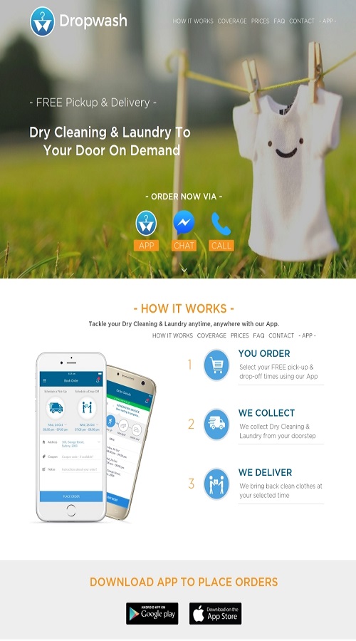 Laundry App screenshot 1