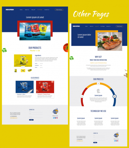 FMCG Brand Website Development  screenshot 3