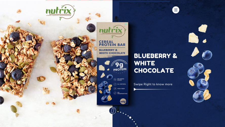 FMCG Brand Website Design screenshot 1