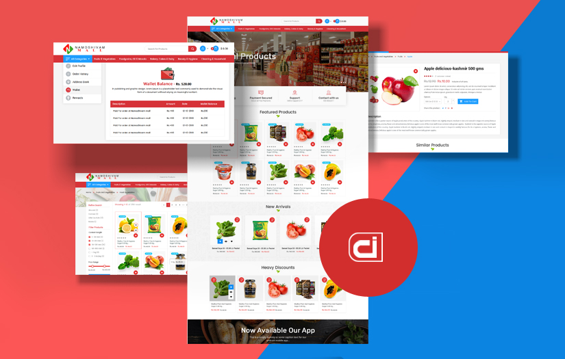 Ecommerce Website for Shopping Mall screenshot 1