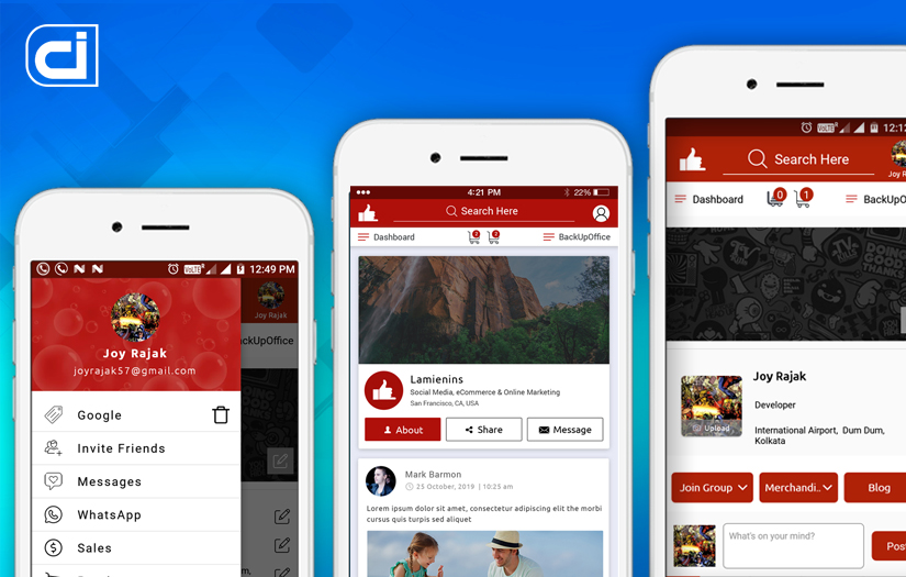 Social Networking App screenshot 1