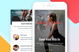 Real Steel Fitness Mobile Application