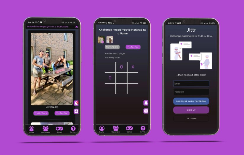 Mobile app for a gamified social network screenshot 1