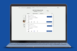 Web app to manage mail at a co-working space