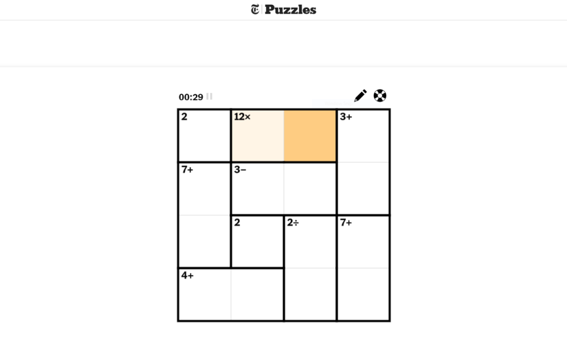 A Multi-Platform KENKEN Game for Google I/O 2019 screenshot 2