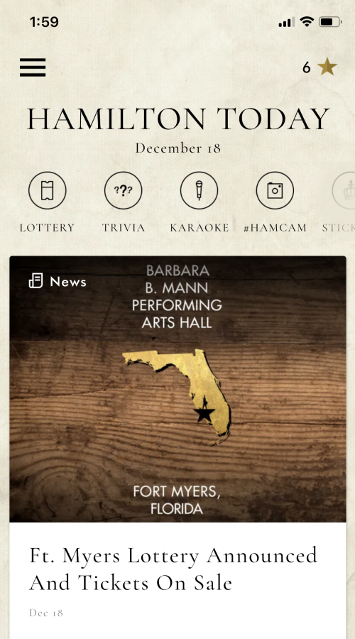The Hamilton App screenshot 1