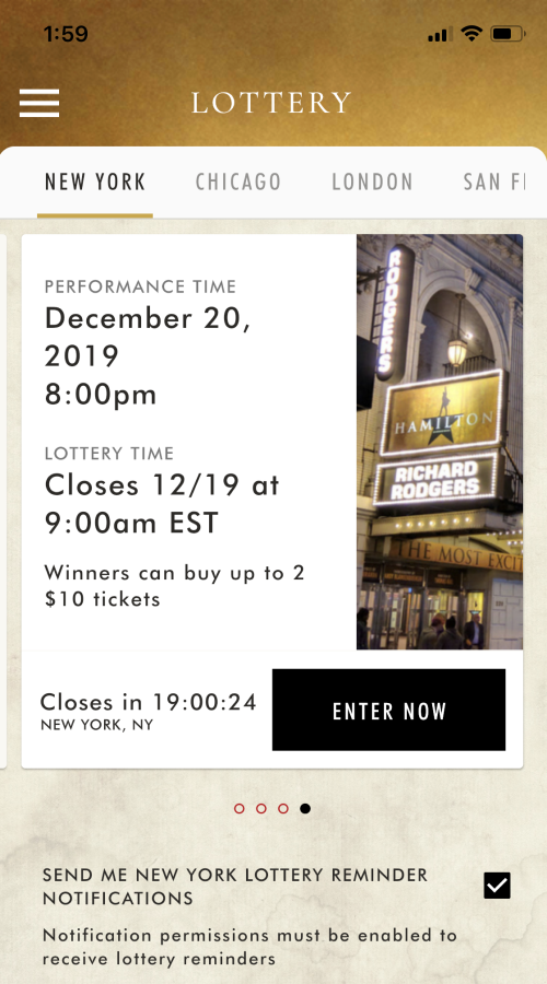 The Hamilton App screenshot 2