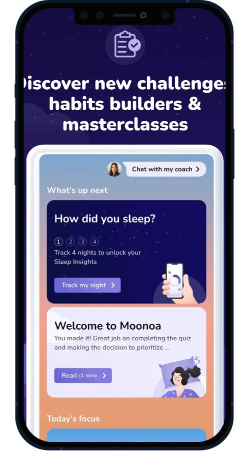 Moonoa: Sleep Tracker & Aid screenshot 2