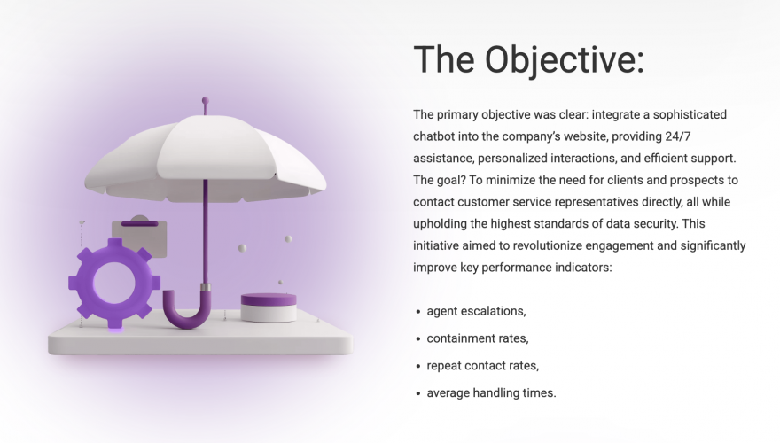 GenAI Bot for Insurance Provider screenshot 1