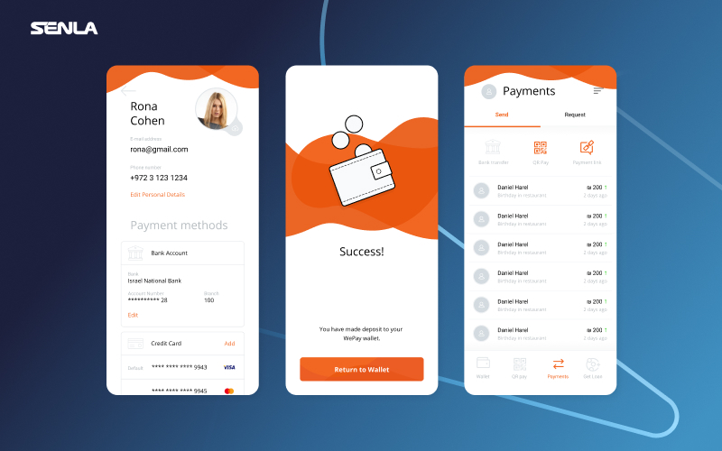 Mobile bank solution screenshot 1