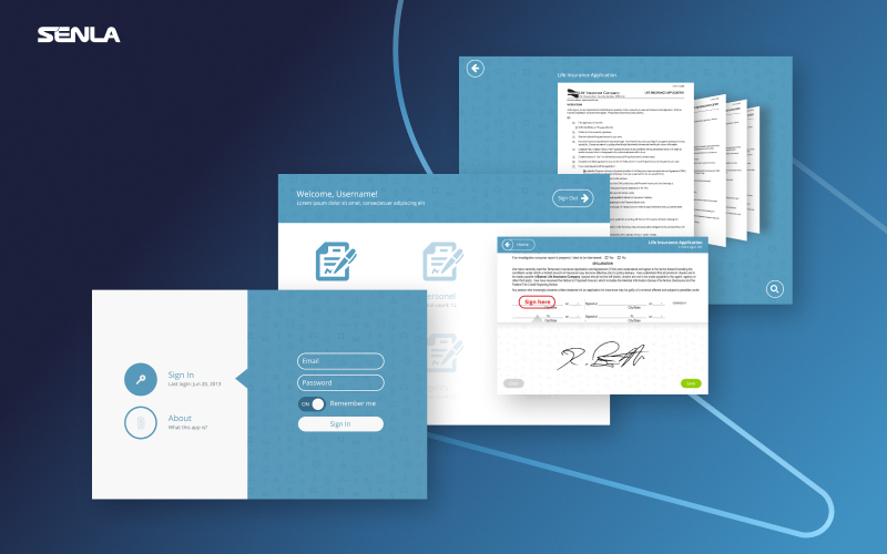 Insurance document processing system screenshot 1