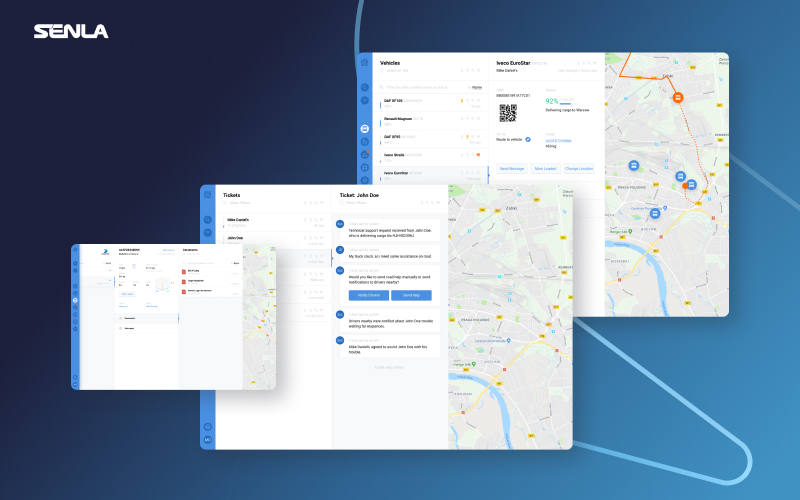 Logistics control system screenshot 1