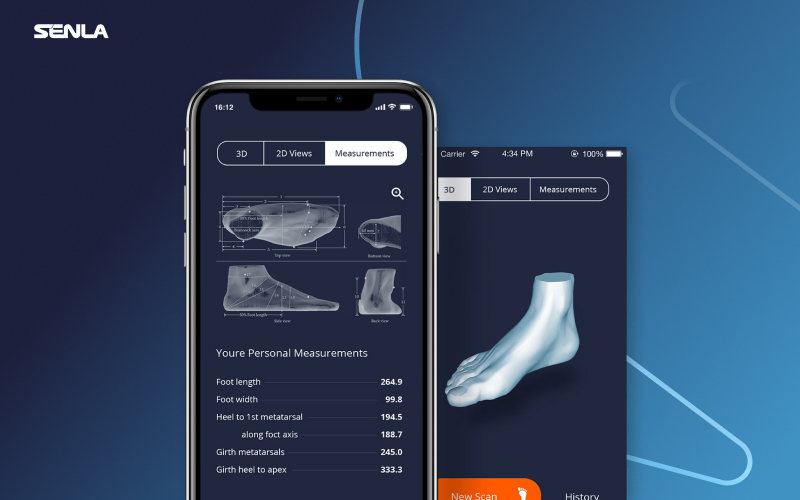 Mobile solution for 3D foot scanning screenshot 1