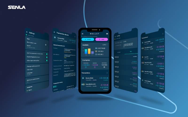 Apps for a new cryptocurrency screenshot 1