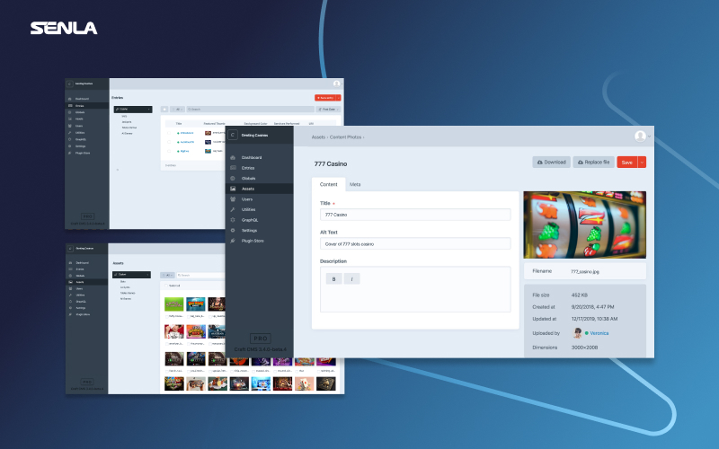 Enhanced website and CMS for an iGaming Company screenshot 1